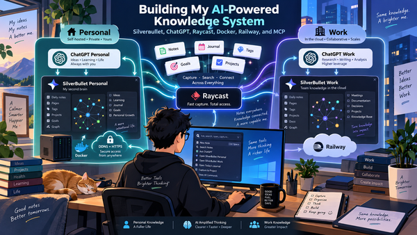 How I Turned SilverBullet, ChatGPT, and Raycast Into a Personal Knowledge System I Actually Use